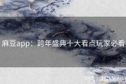 麻豆app：跨年盛典十大看点玩家必看