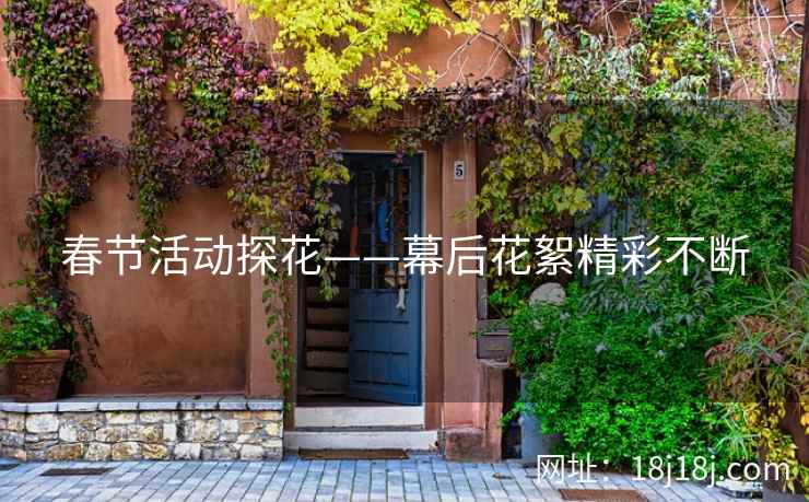 春节活动探花——幕后花絮精彩不断