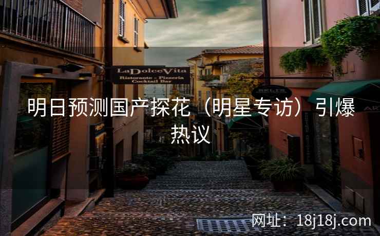 明日预测国产探花（明星专访）引爆热议